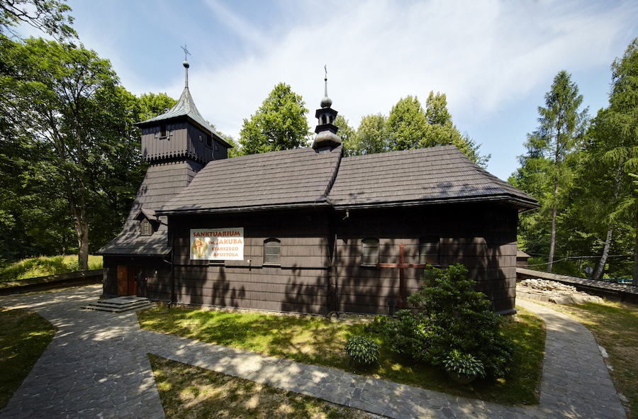 Sanktuarium św. Jakuba w Szczyrku, widok z zewnątrz